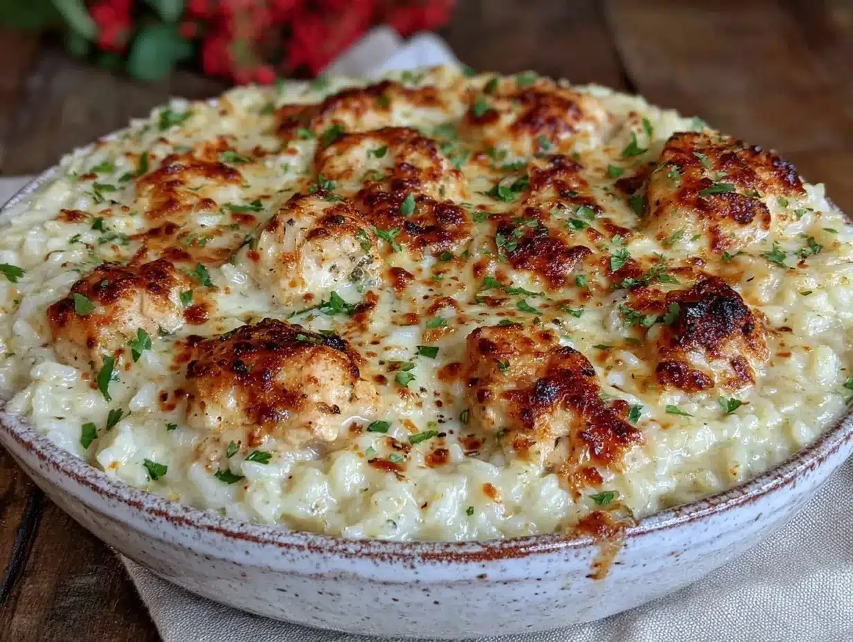 creamy homemade chicken and rice casserole preparation steps