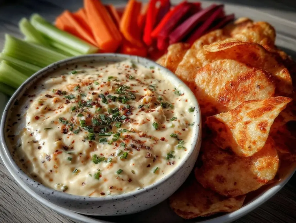 creamy jalapeño ranch dip - featured image