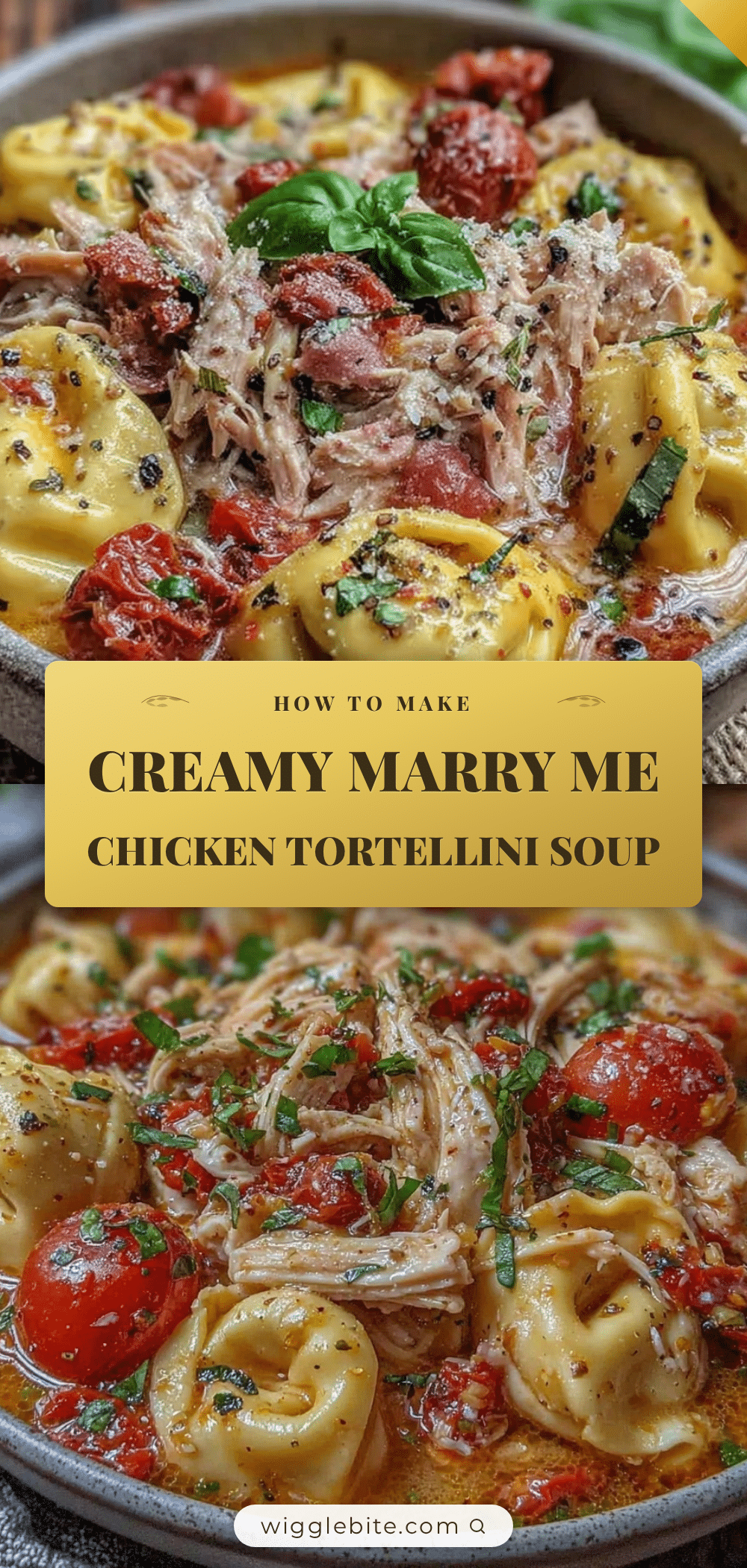 creamy marry me chicken tortellini soup recipe
