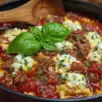 creamy one-pot lasagna soup - featured image