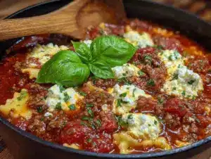 creamy one-pot lasagna soup - featured image