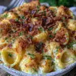 creamy smoked gouda mac and cheese - featured image