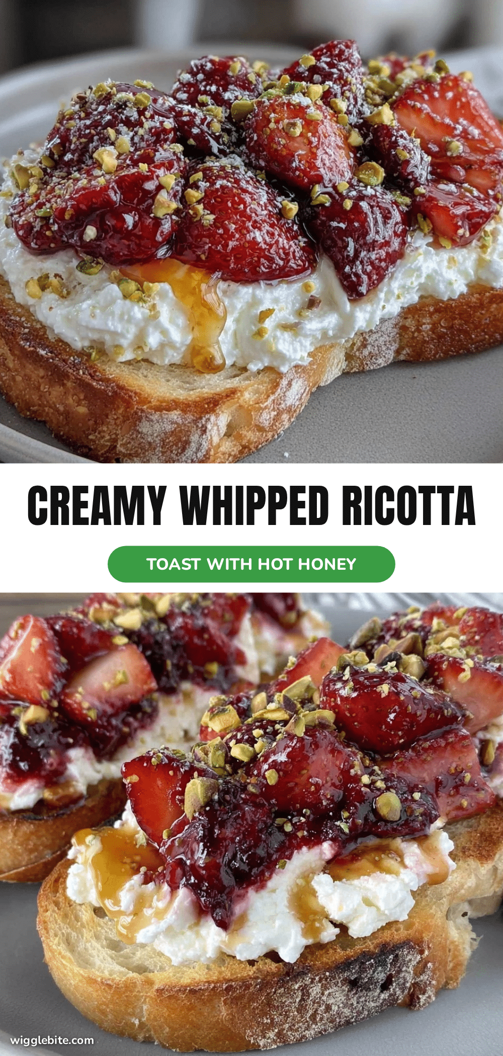 creamy whipped ricotta toast recipe
