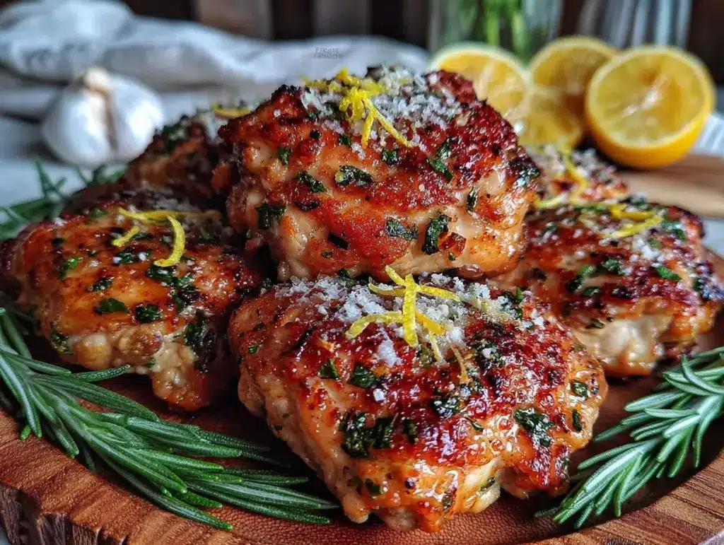 crispy air fryer chicken thighs - featured image