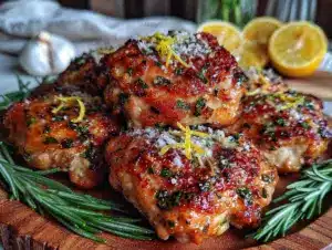 crispy air fryer chicken thighs - featured image