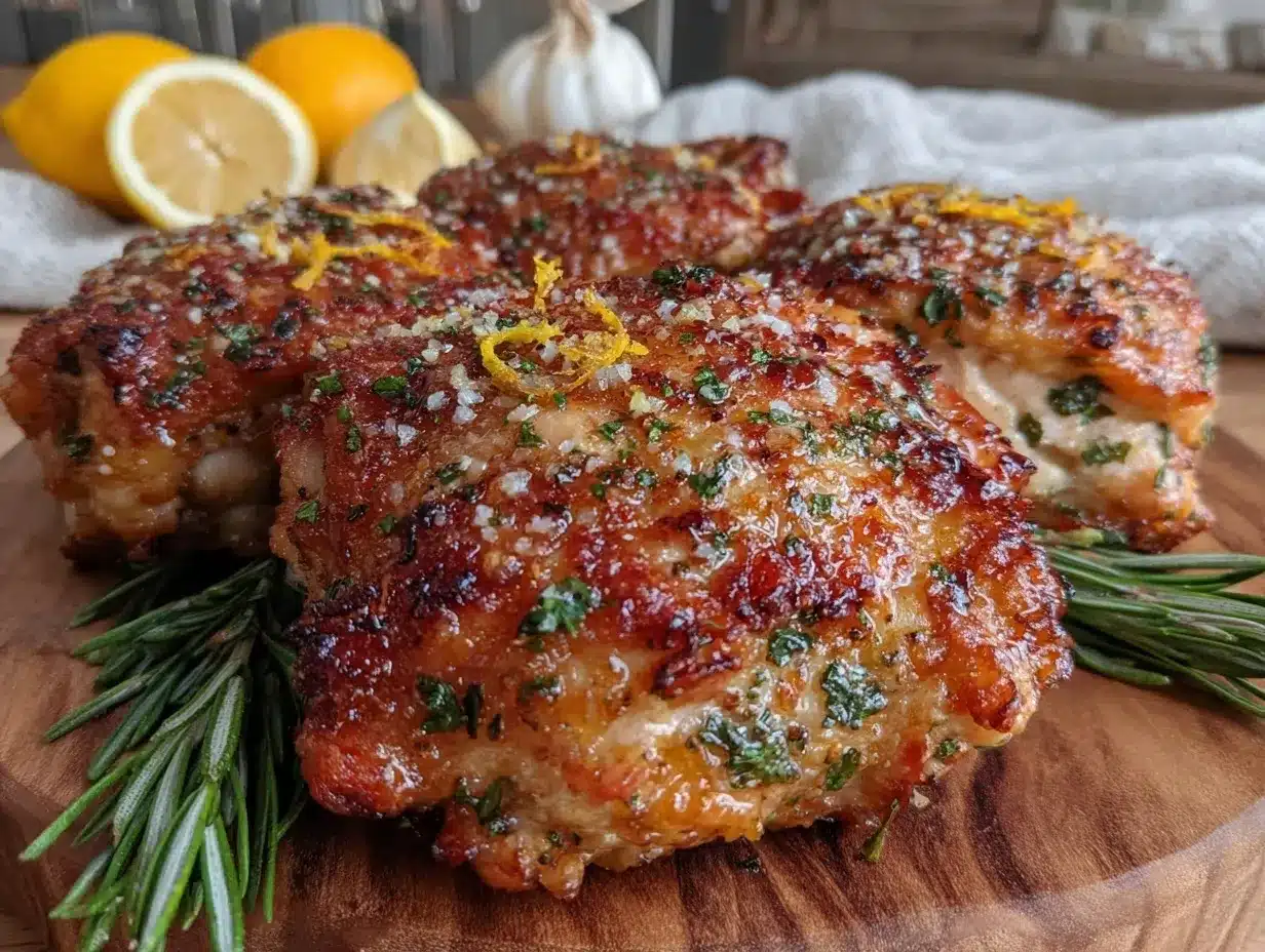 crispy air fryer chicken thighs preparation steps