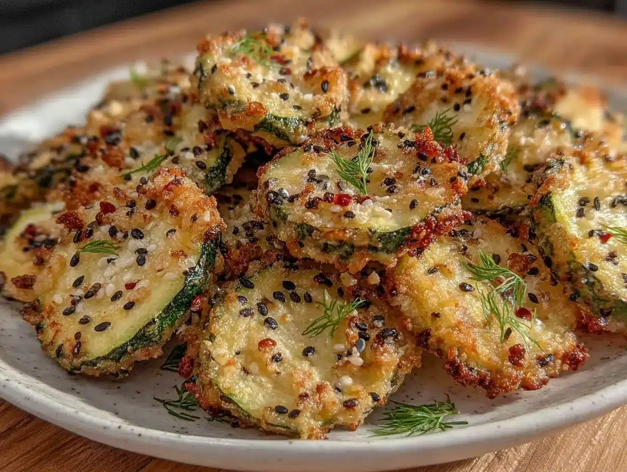 crispy air fryer zucchini chips preparation steps