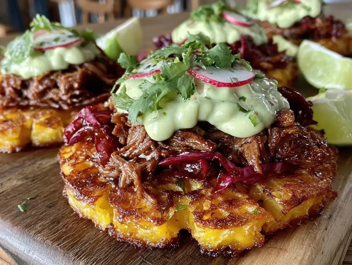 crispy beef tostadas preparation steps