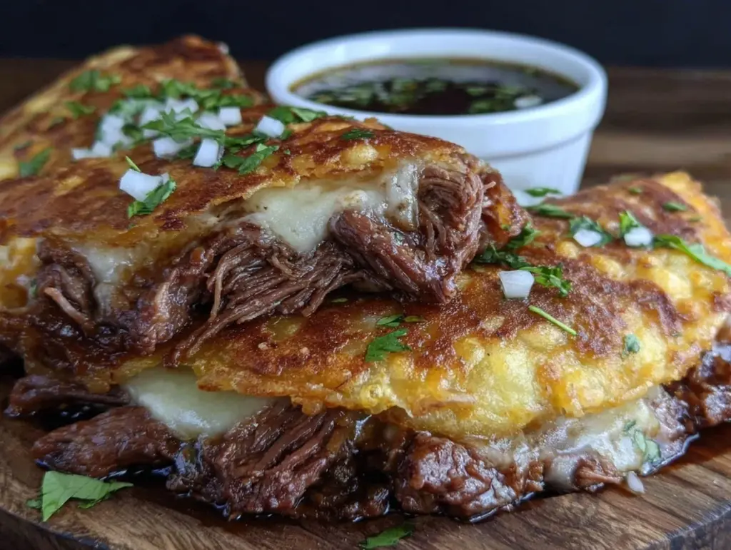 crispy birria tacos - featured image