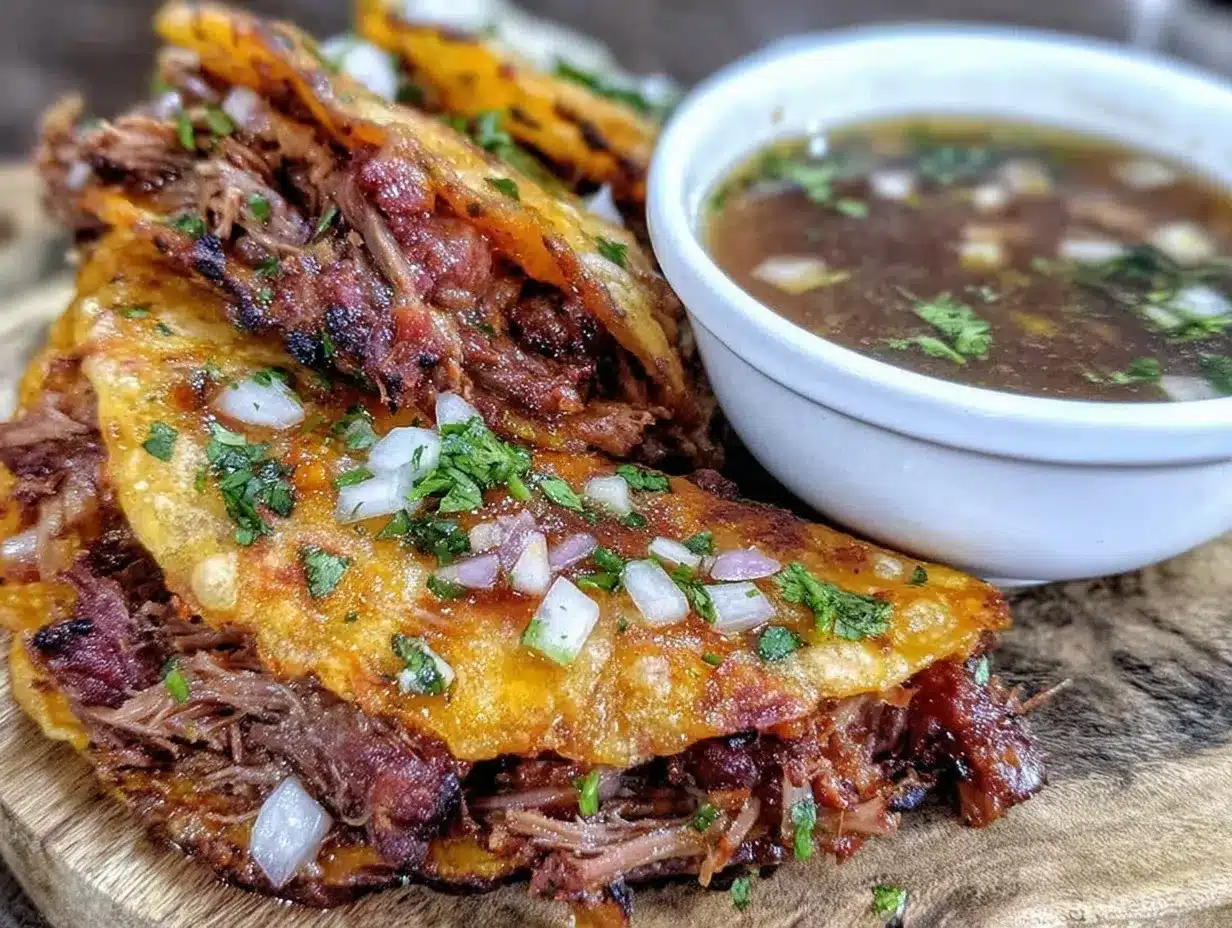 crispy birria tacos preparation steps