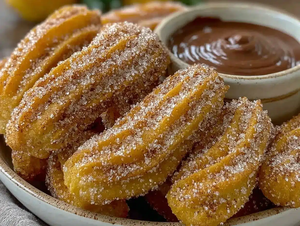 crispy homemade churros preparation steps