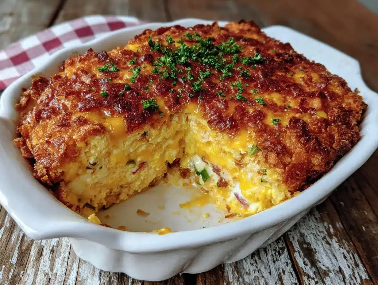 crispy million dollar chicken casserole preparation steps