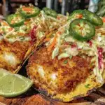 crispy panko cod fish tacos - featured image