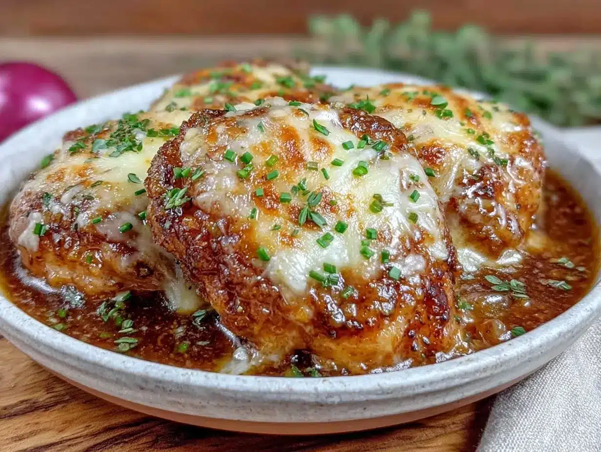 crockpot french onion soup chicken thighs preparation steps