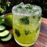 cucumber basil gin spritz - featured image
