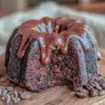 double chocolate espresso bundt cake - featured image