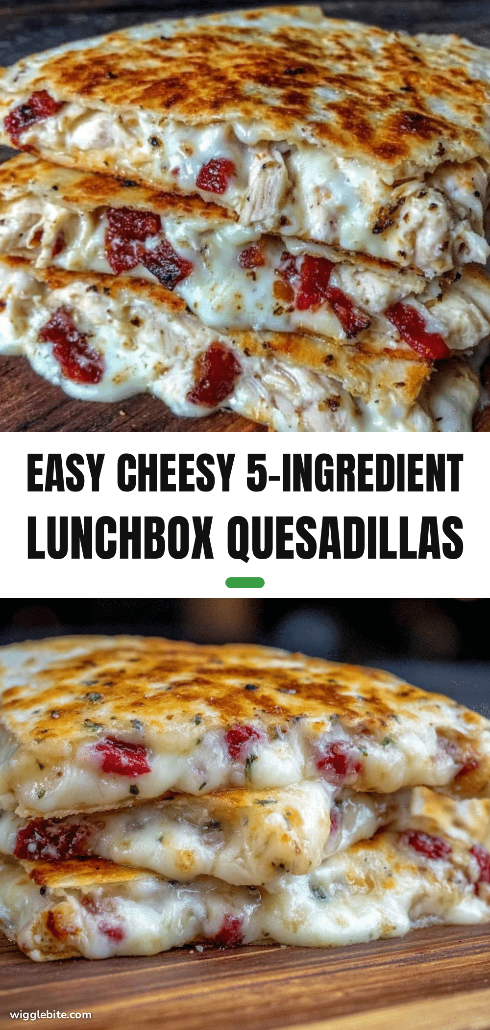 easy 5-ingredient lunchbox quesadillas recipe