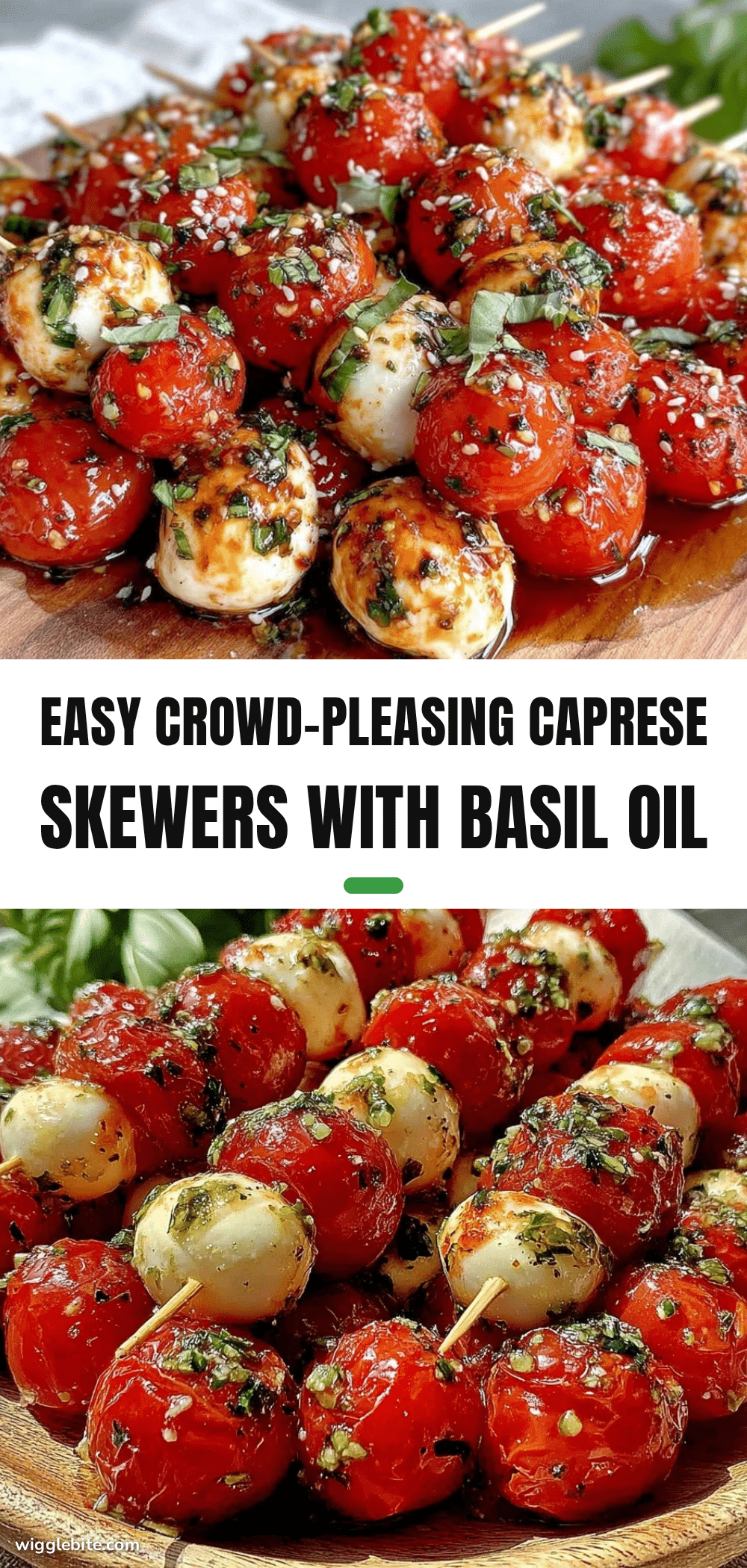 easy caprese skewer platter recipe