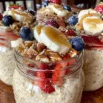 easy creamy overnight oats - featured image