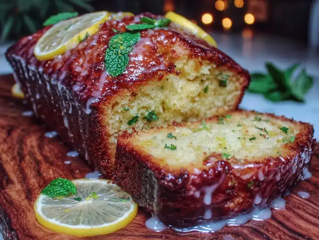 easy one-bowl lemon drizzle loaf cake - featured image