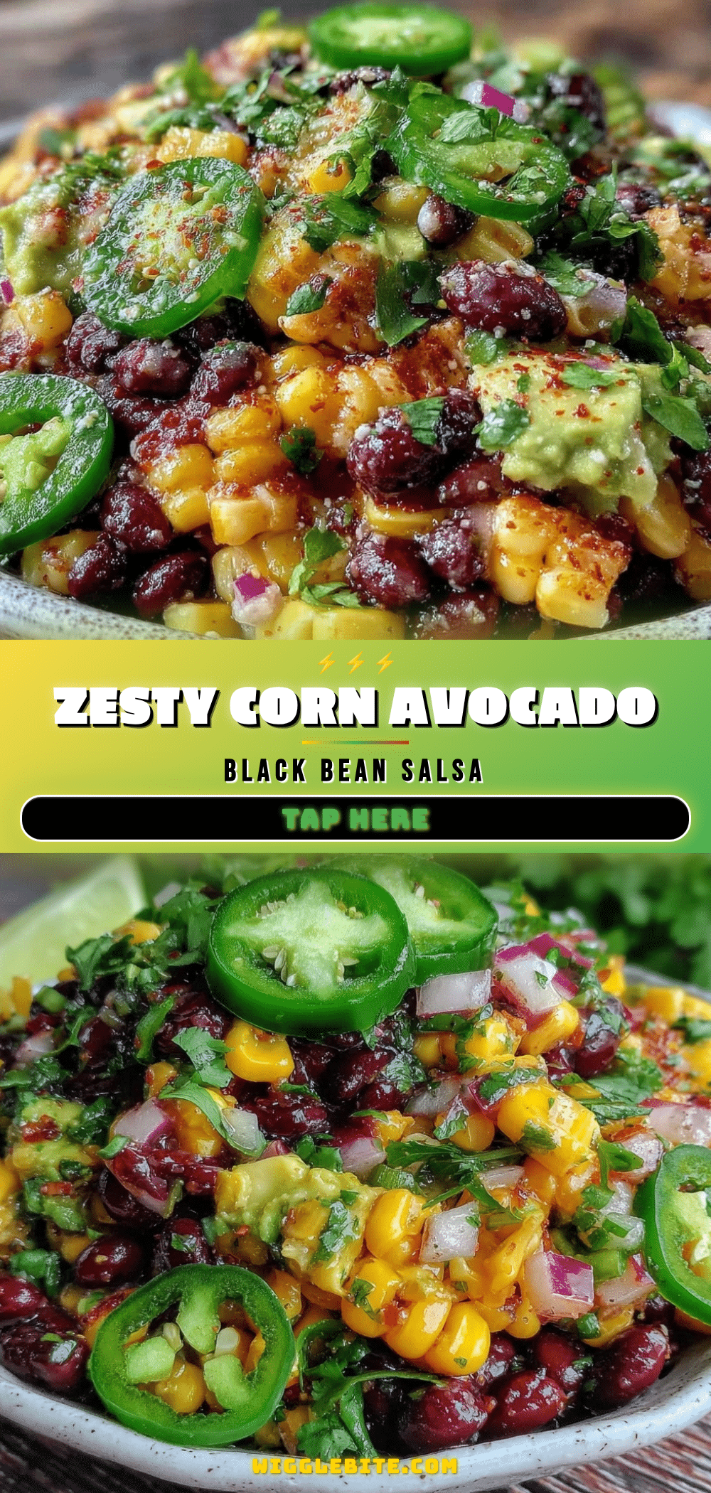 fresh corn and avocado black bean salsa recipe
