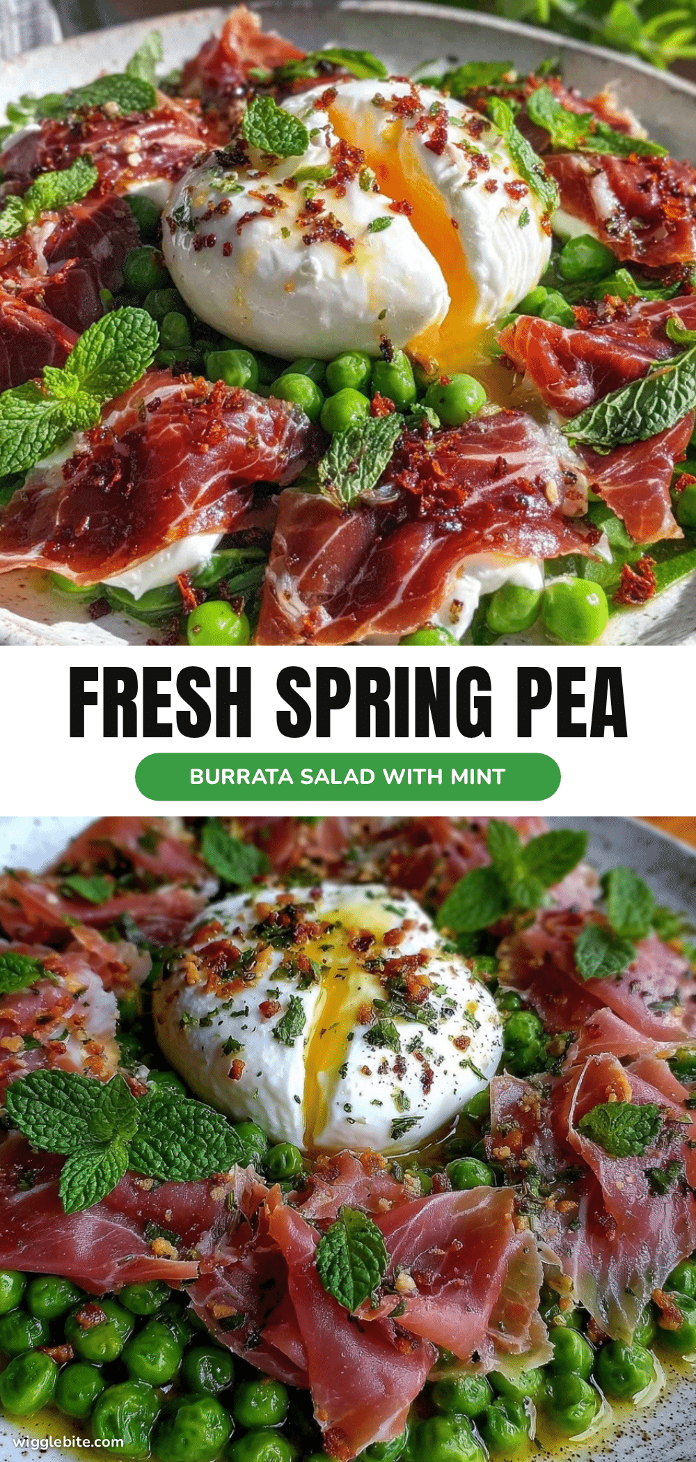 fresh spring pea and burrata salad recipe