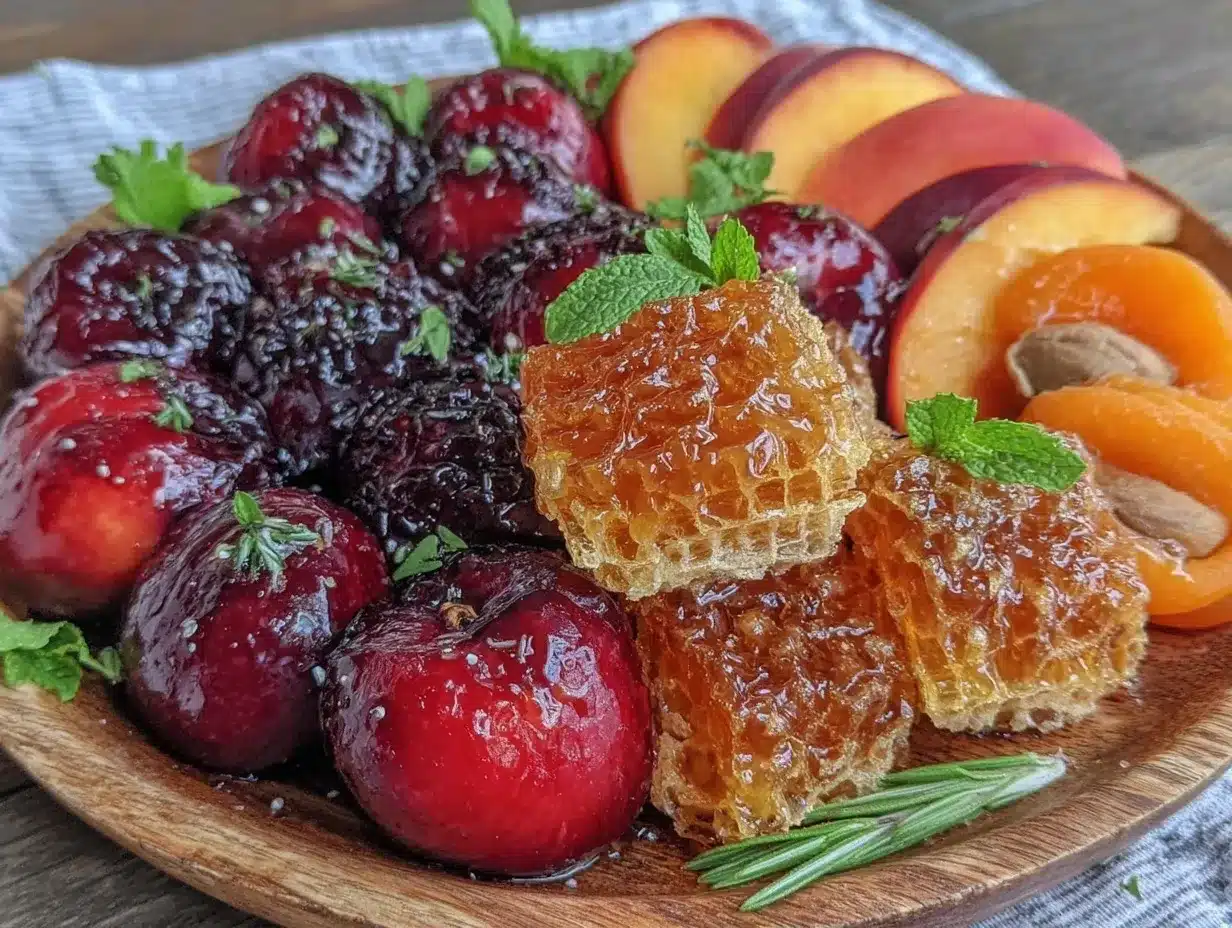 fresh summer charcuterie board preparation steps