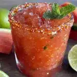 frozen watermelon mint slushie - featured image