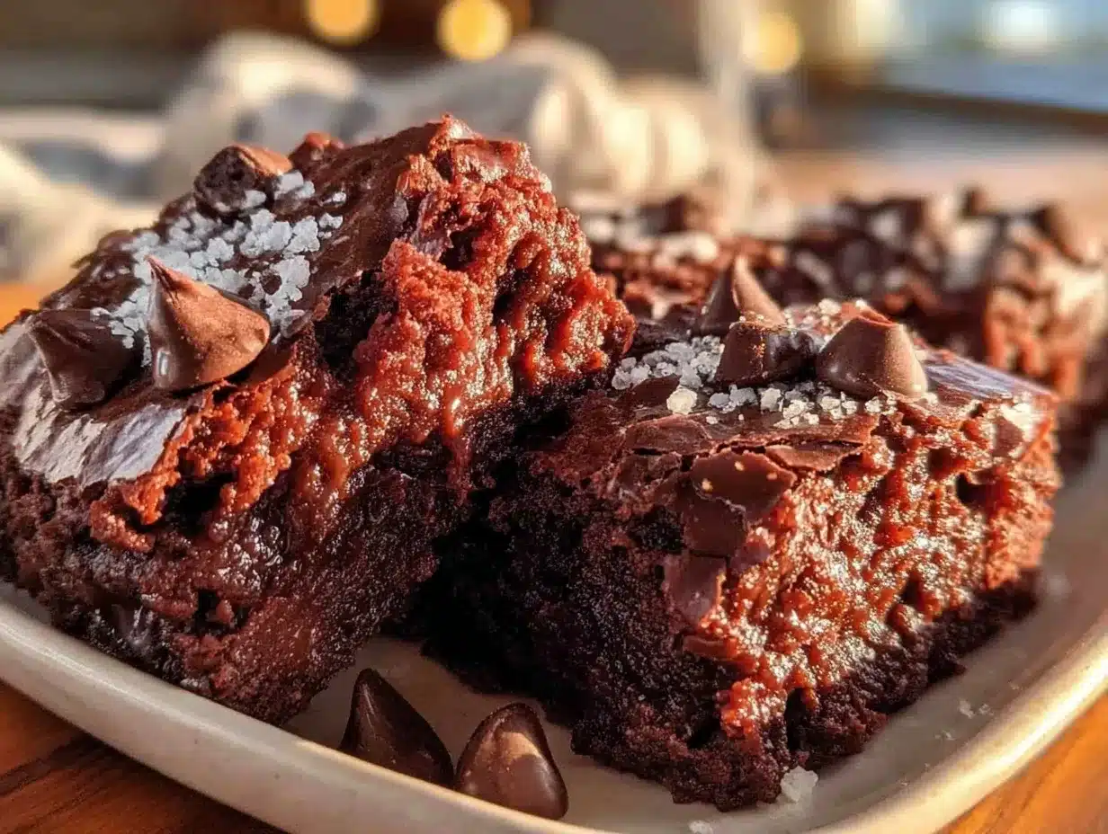 fudgy one-bowl brownies preparation steps