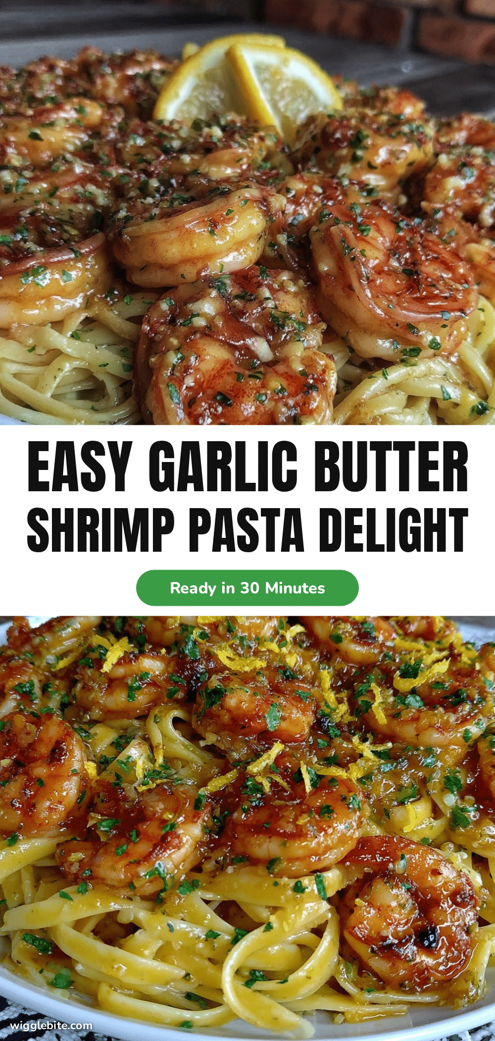garlic butter shrimp pasta recipe