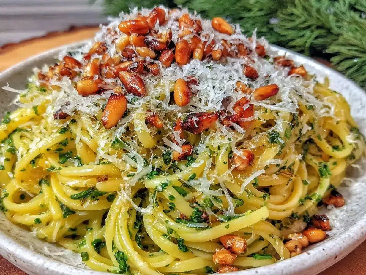 garlic scape pasta preparation steps