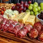 graduation charcuterie grazing board - featured image