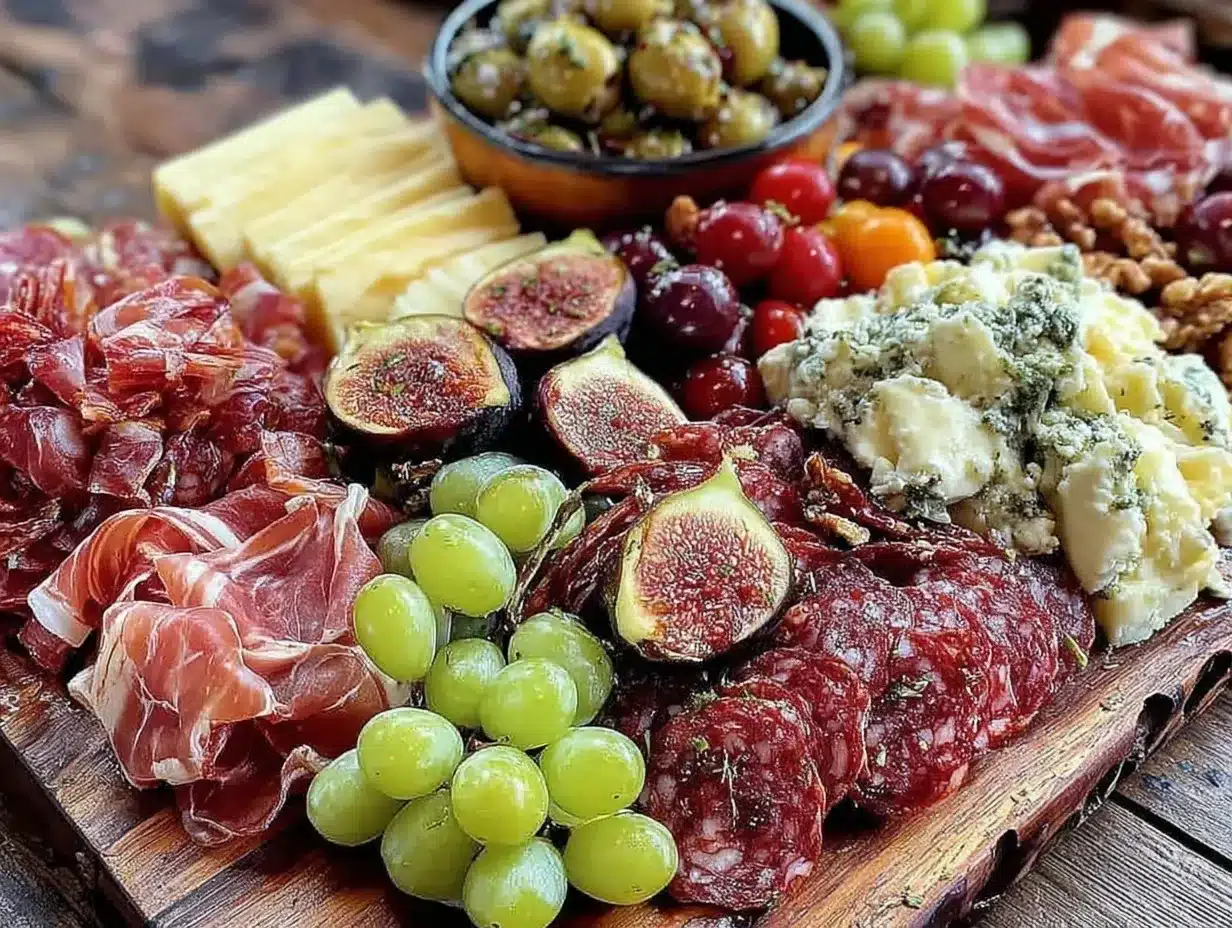 graduation charcuterie grazing board preparation steps