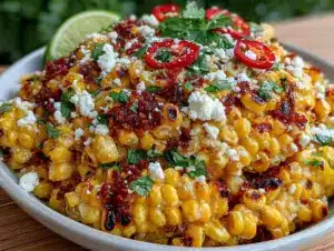 grilled corn elote salad - featured image