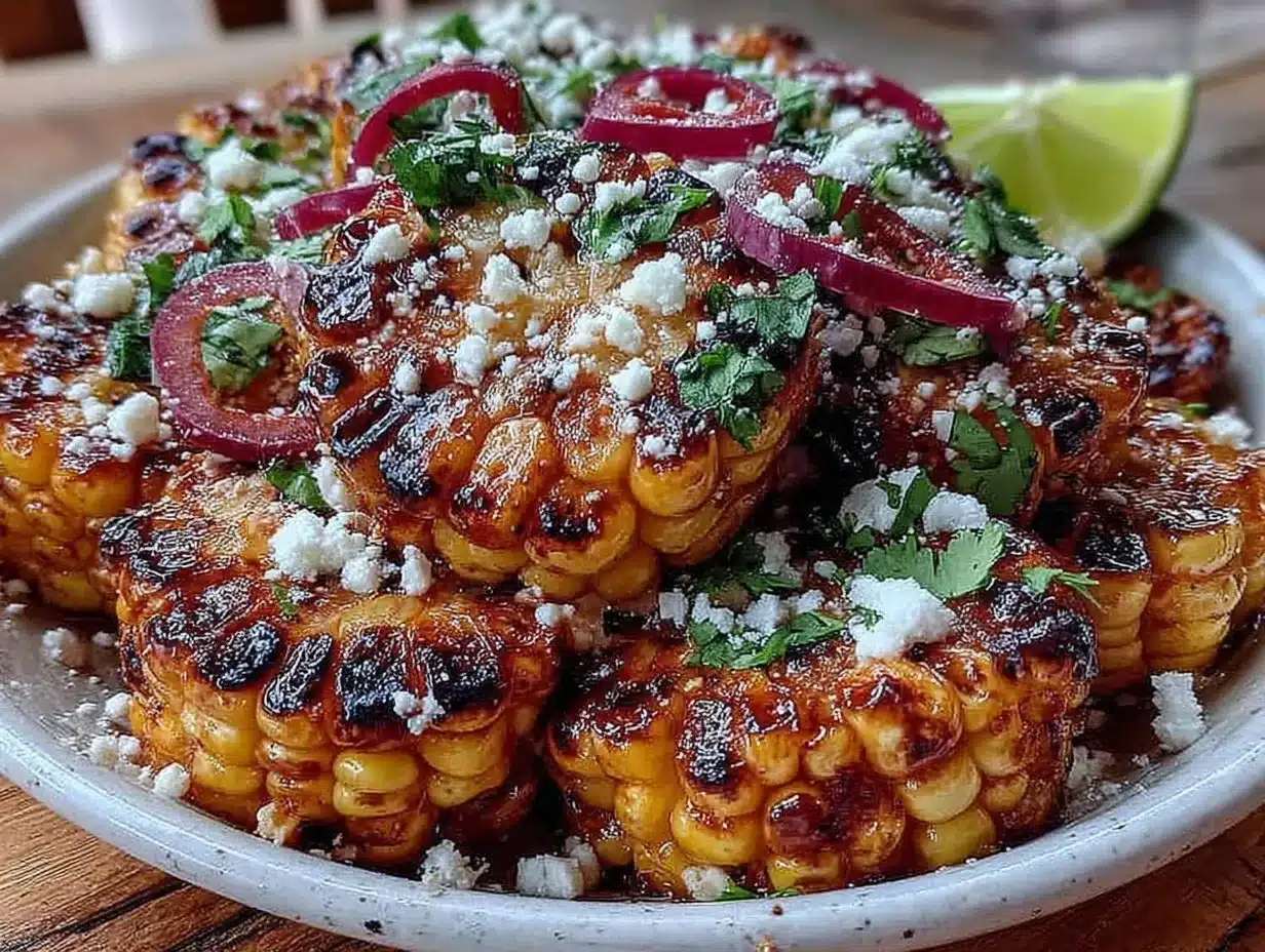grilled corn elote salad preparation steps