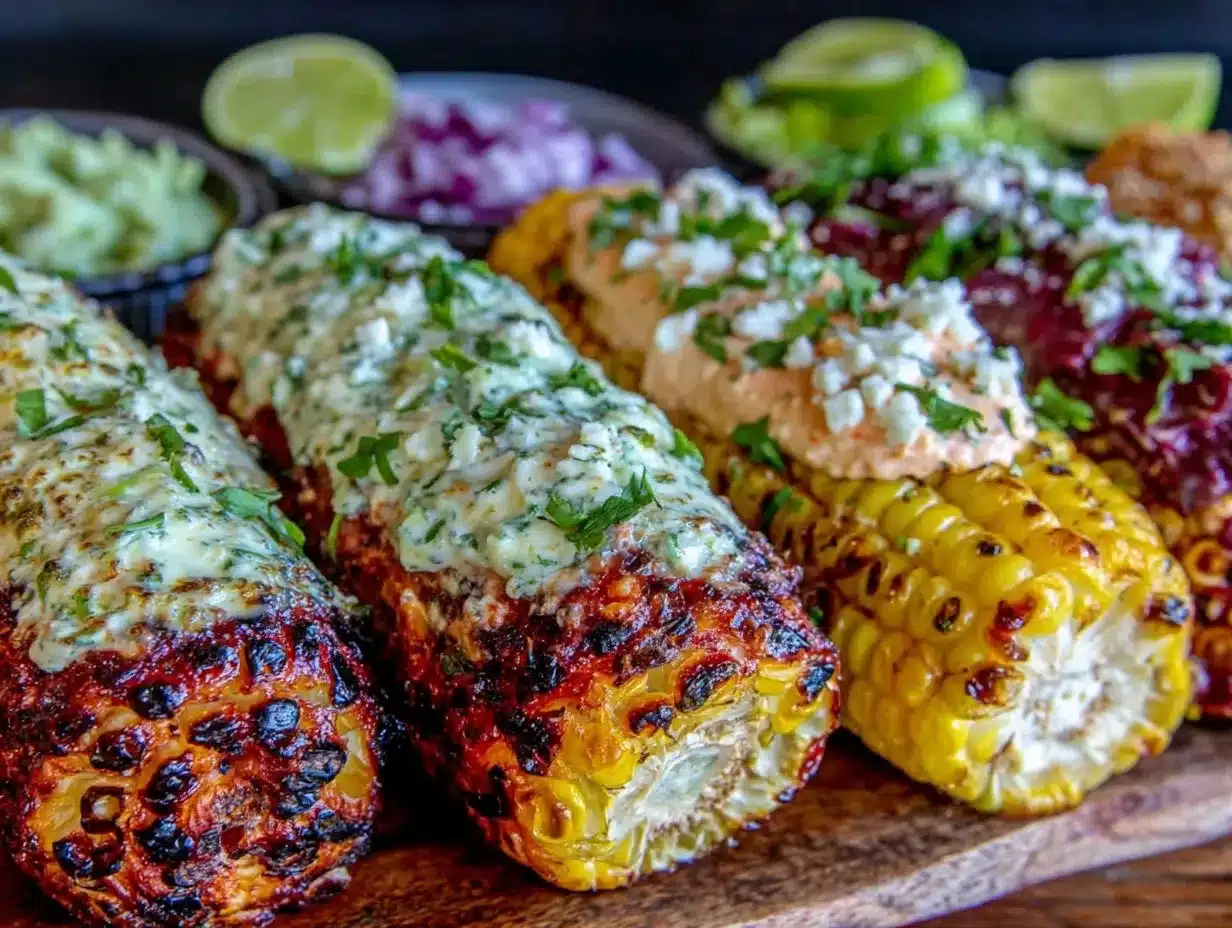 grilled corn on the cob bar preparation steps