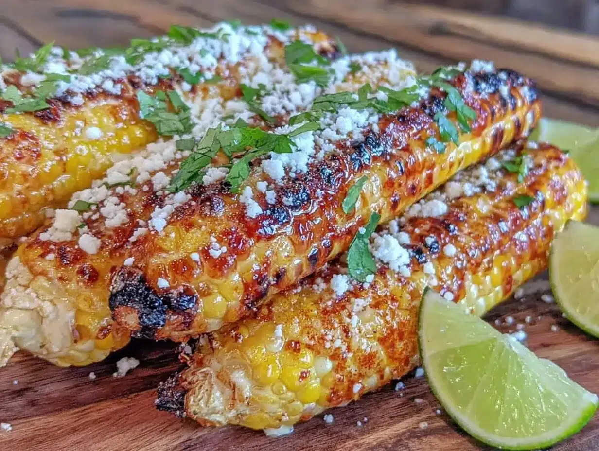 grilled elote corn preparation steps