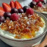 healthy Greek yogurt protein bowls - featured image