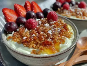 healthy Greek yogurt protein bowls - featured image