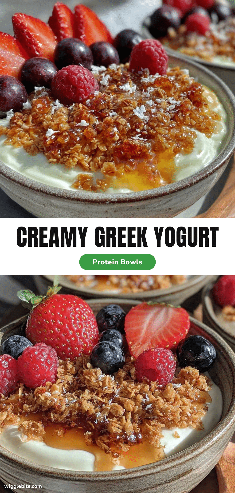 healthy Greek yogurt protein bowls recipe