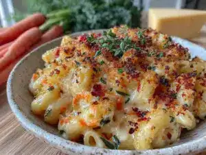 hidden veggie mac and cheese - featured image
