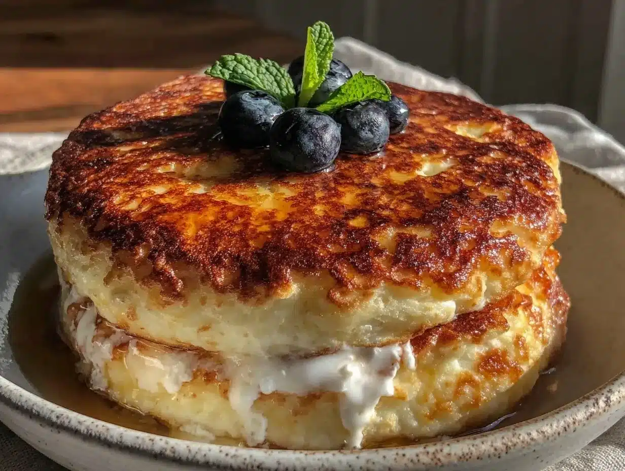 high protein cottage cheese pancakes preparation steps