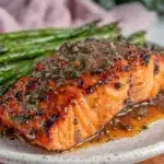 honey glazed salmon - featured image