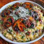 Instant Pot mushroom Parmesan risotto - featured image