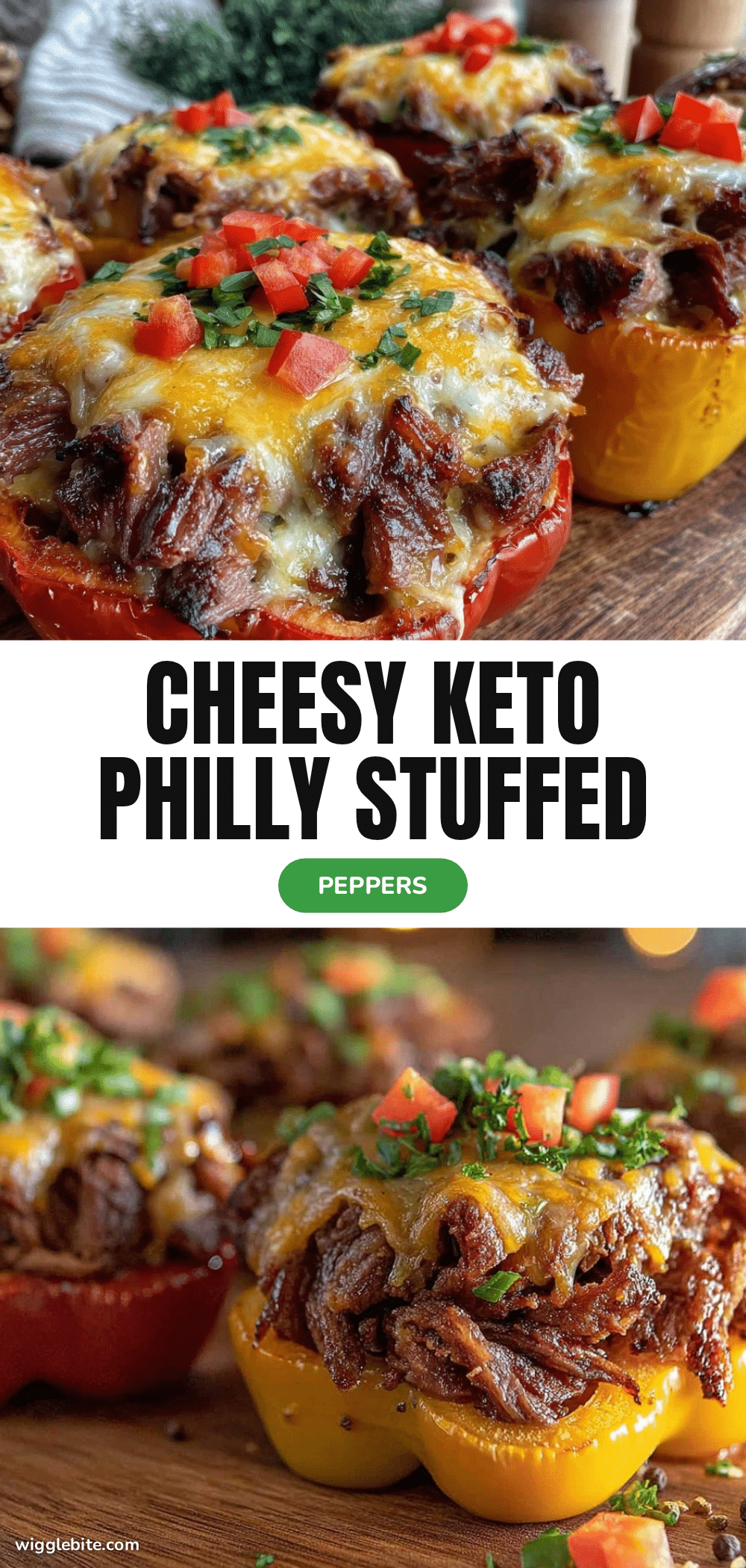 keto philly cheesesteak stuffed peppers recipe