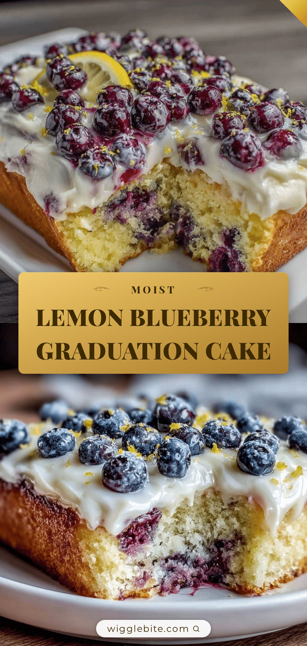 lemon blueberry sheet cake recipe