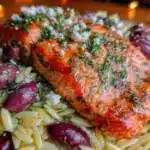 mediterranean baked salmon - featured image