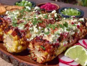 mexican street corn grazing table - featured image