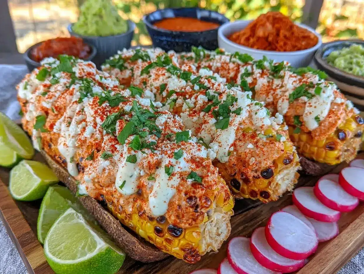 mexican street corn grazing table preparation steps