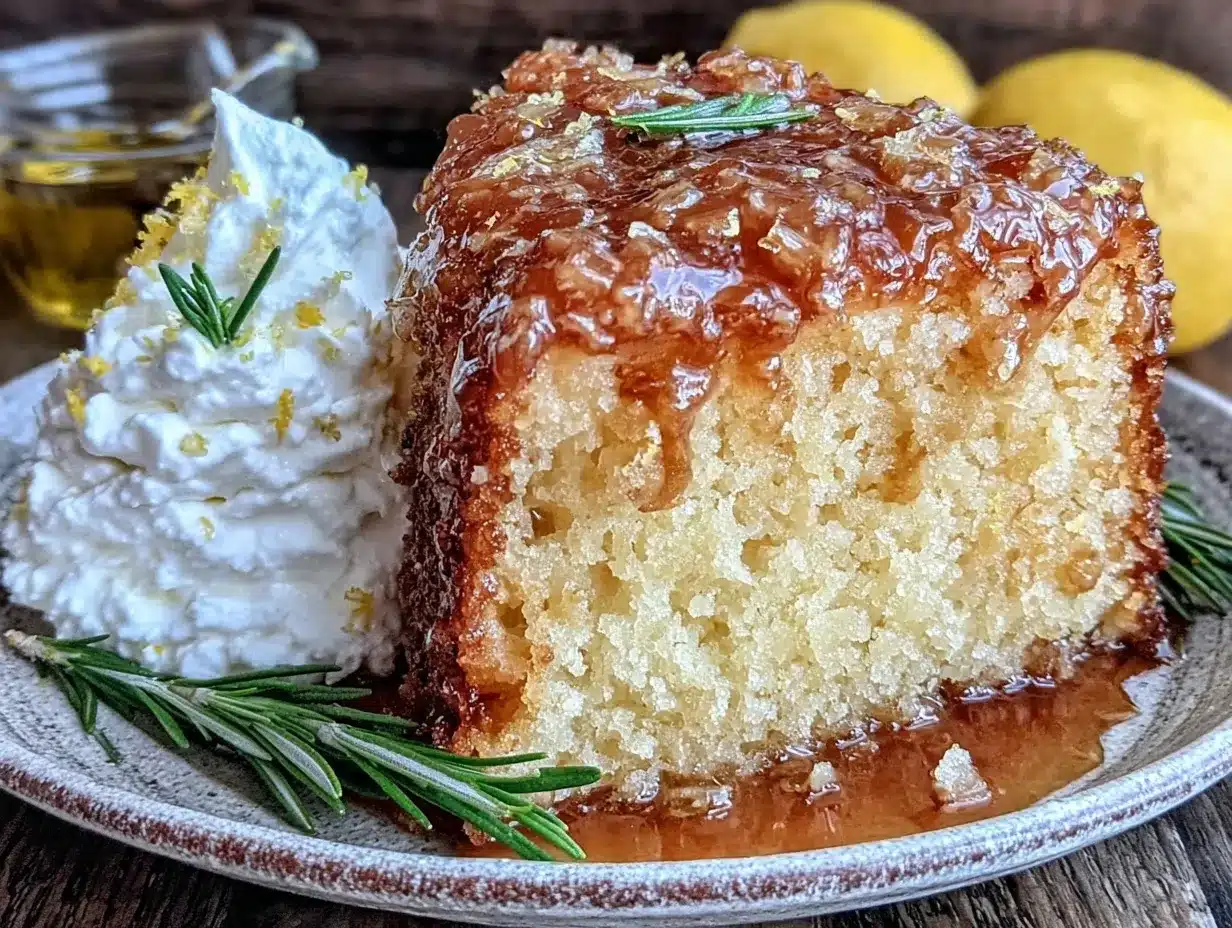 moist lemon olive oil cake preparation steps